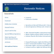 Domestic and International Notices