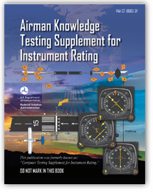 Airman Knowledge Testing Supplement for Instrument Rating