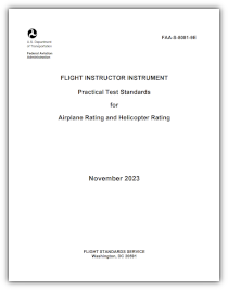 Flight Instructor Instrument Practical Test Standards for Airplane and Helicopter