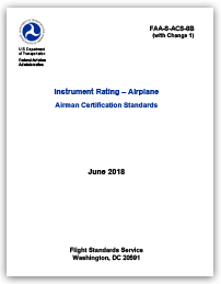 Instrument Rating – Airplane Airman Certification Standards